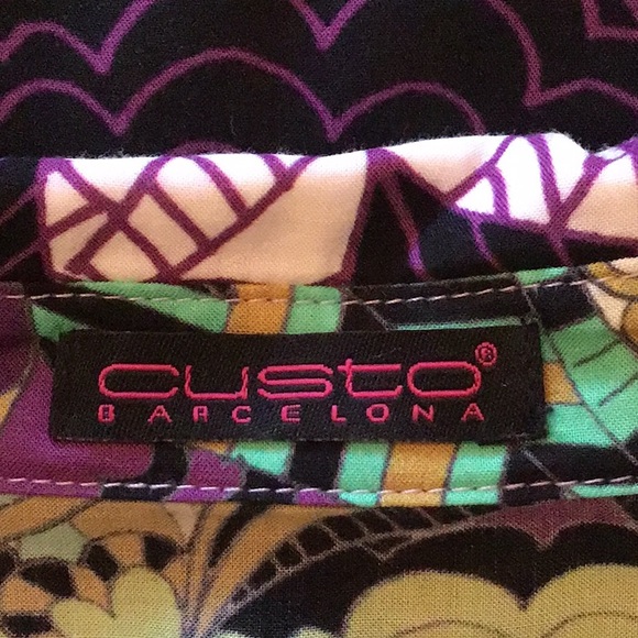 GUSTO BARCELONA Multicolored Summer Mini Dress. - Picture 8 of 9